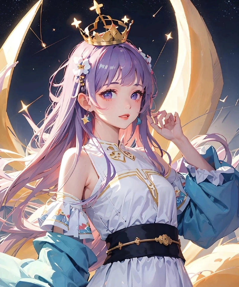 Cô gái dịu dàng hình ảnh cung xử nữ anime