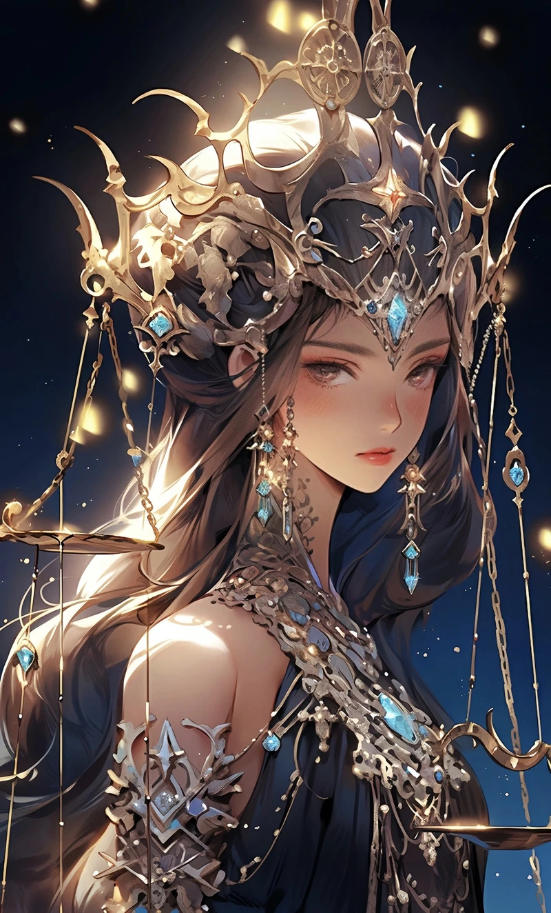 Cô gái huyền bí phong cách thiên bình