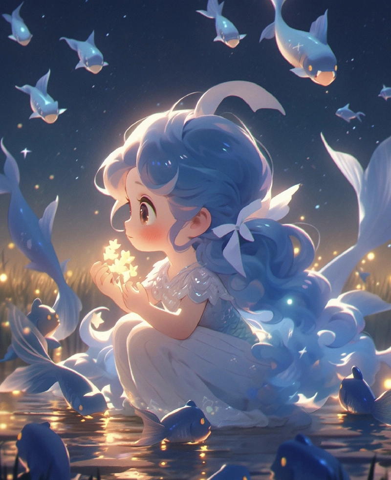 Cô gái mộng mơ nét cung song ngư