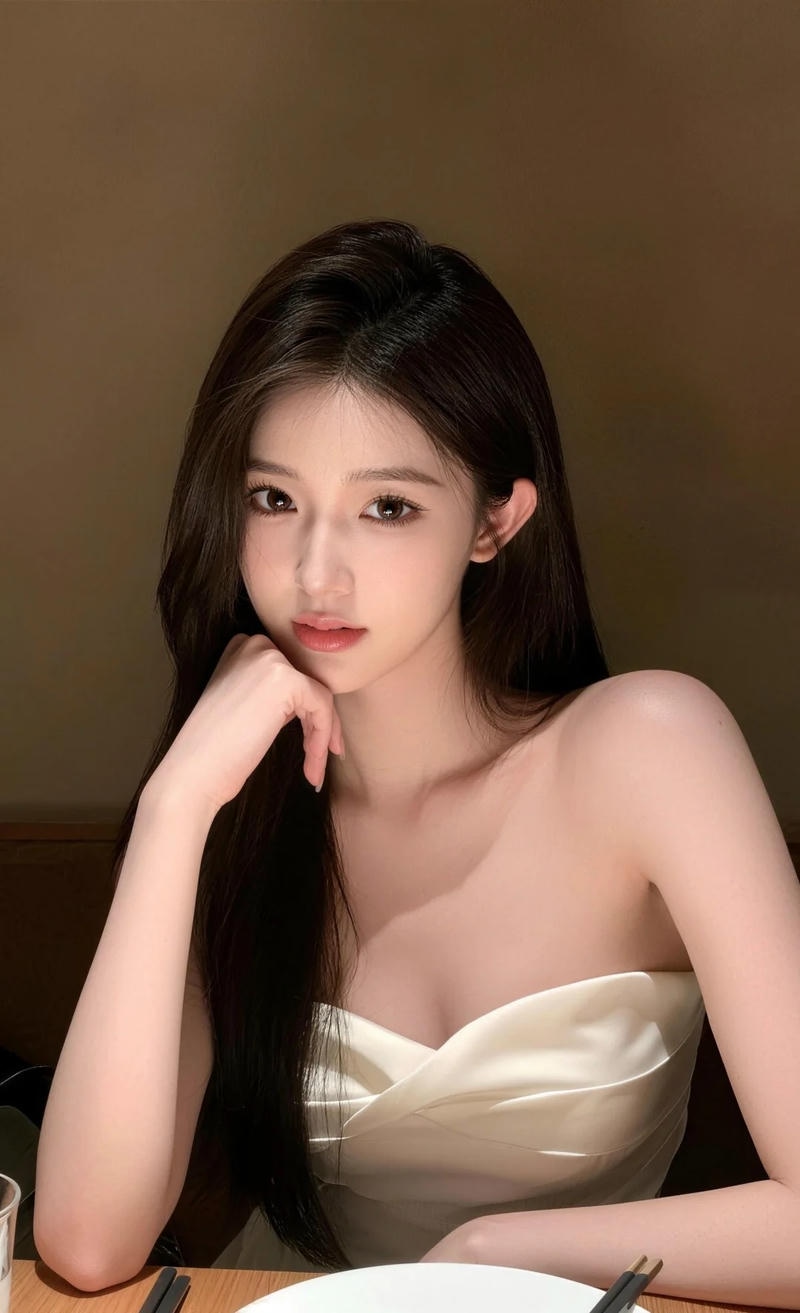 Cô nàng tóc dài suôn mượt đầy nữ tính