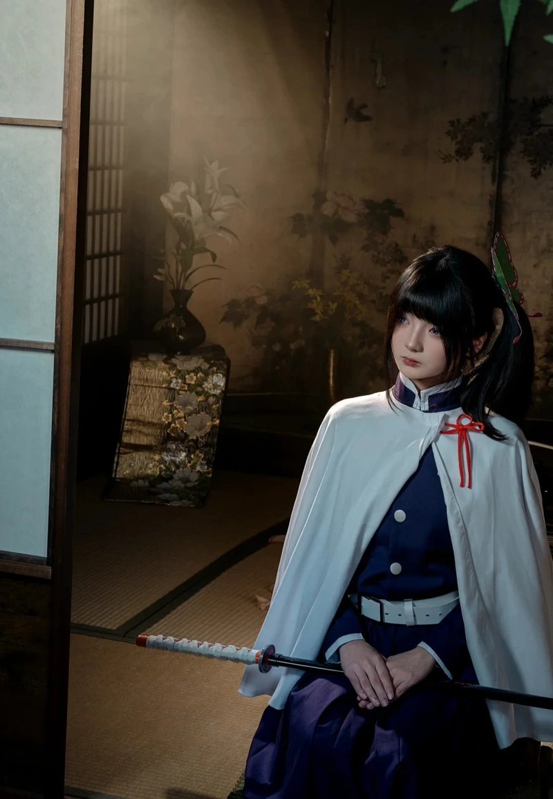 Coser anime với tạo hình Cosplay Kanao chuẩn nhân vật