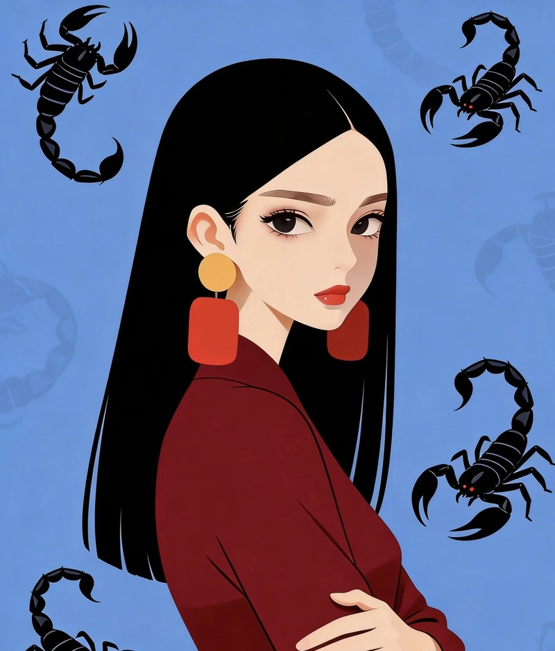 Cung bọ cạp nữ sắc lạnh chủ đề anime