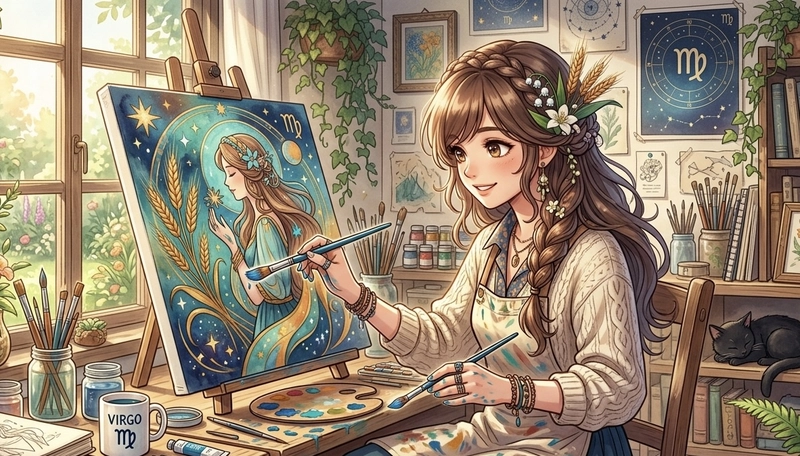 Cung xử nữ nữ thanh tao trong ảnh anime