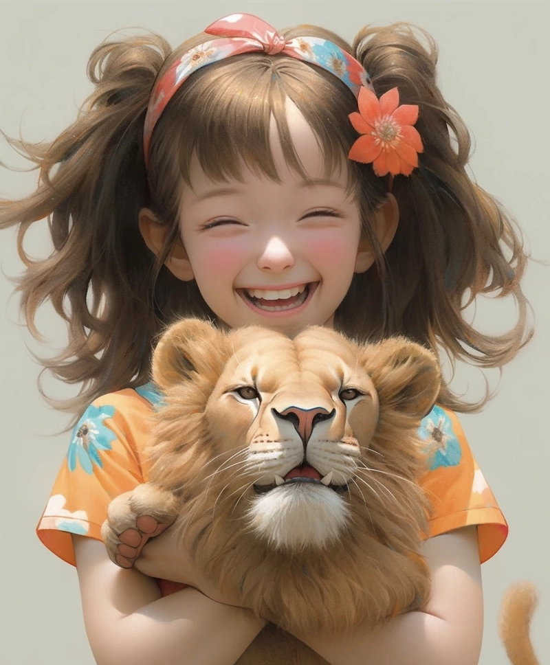 Gương mặt sáng hình ảnh cung sư tử nữ anime