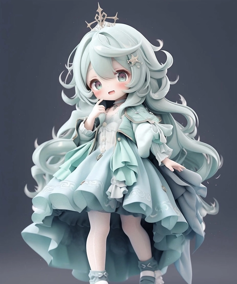 Gương mặt tinh khôi hình ảnh cung xử nữ anime