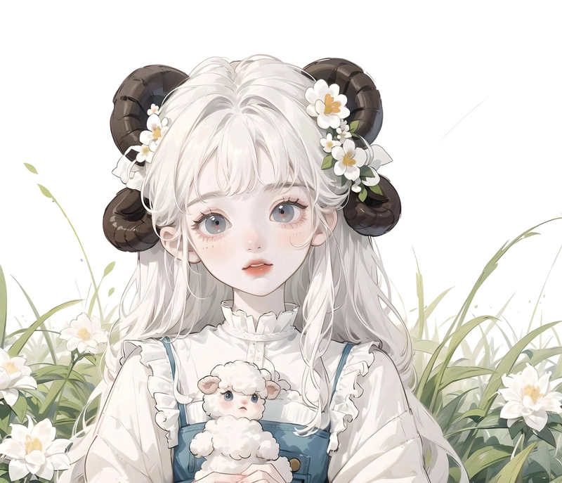 Gương mặt xinh về cung bạch dương anime