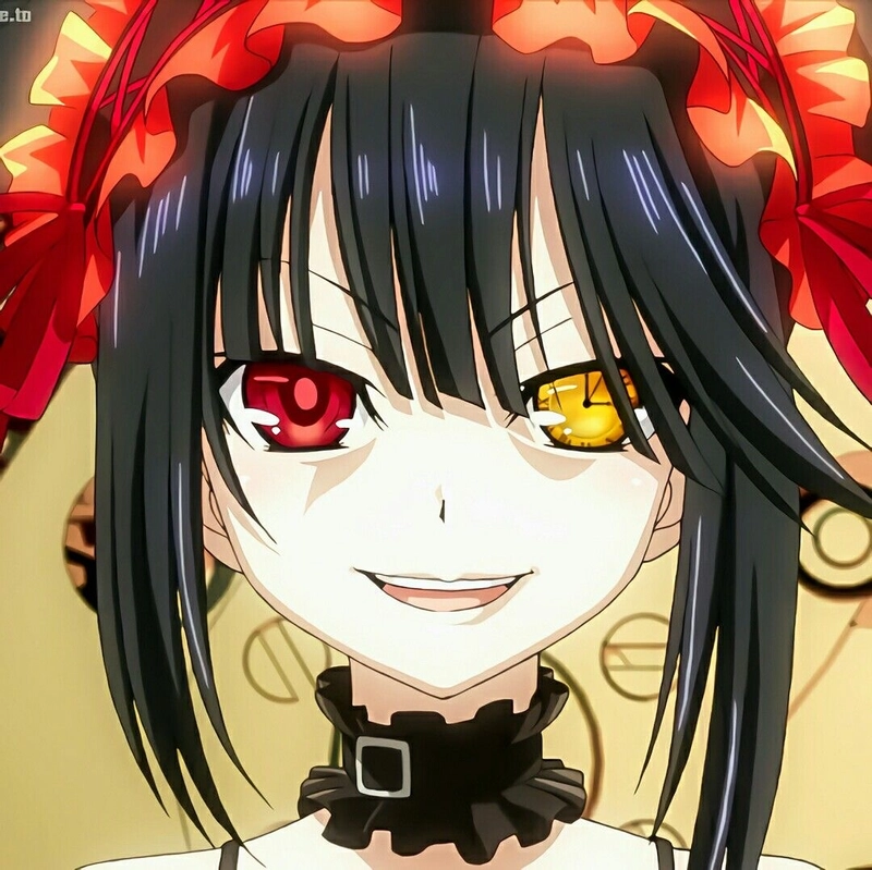 Hình ảnh anime Kurumi trong cảnh hành động với súng hai tay