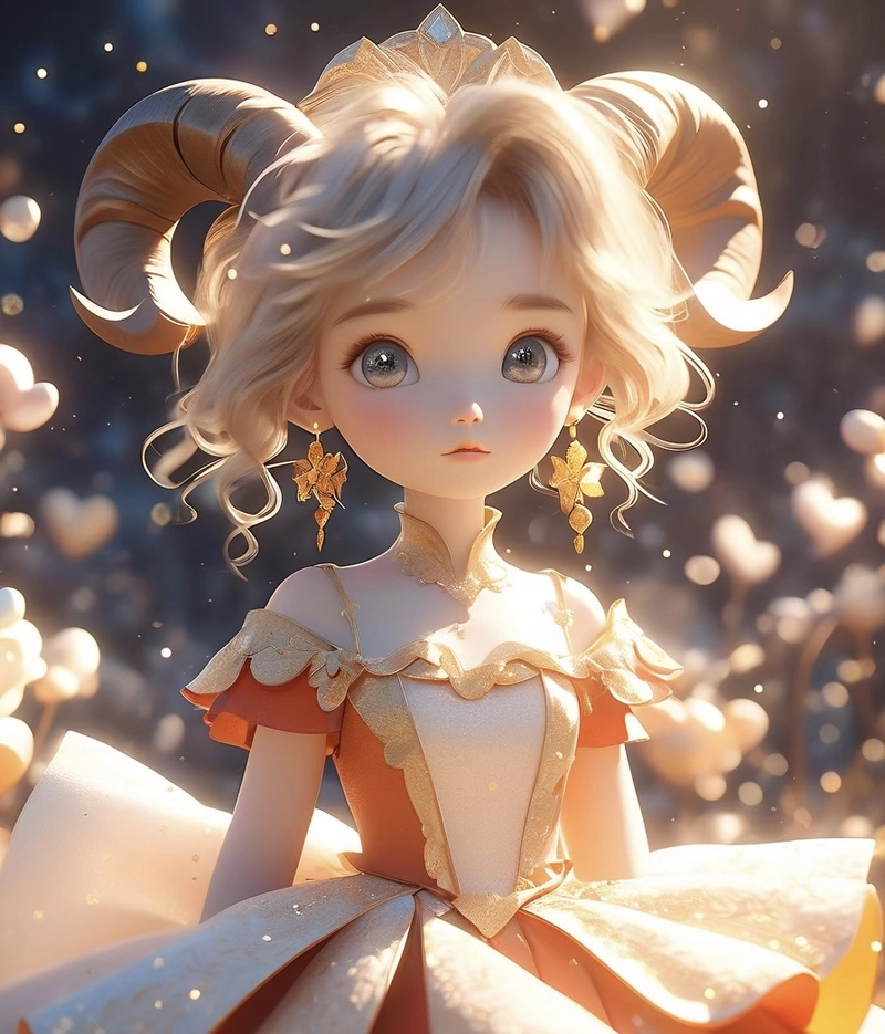 Hình ảnh cung bạch dương anime nữ đẹp