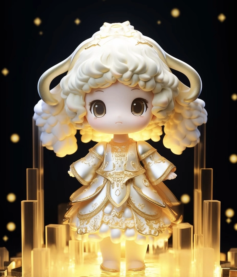 Hình ảnh cung bạch dương anime nữ dịu dàng