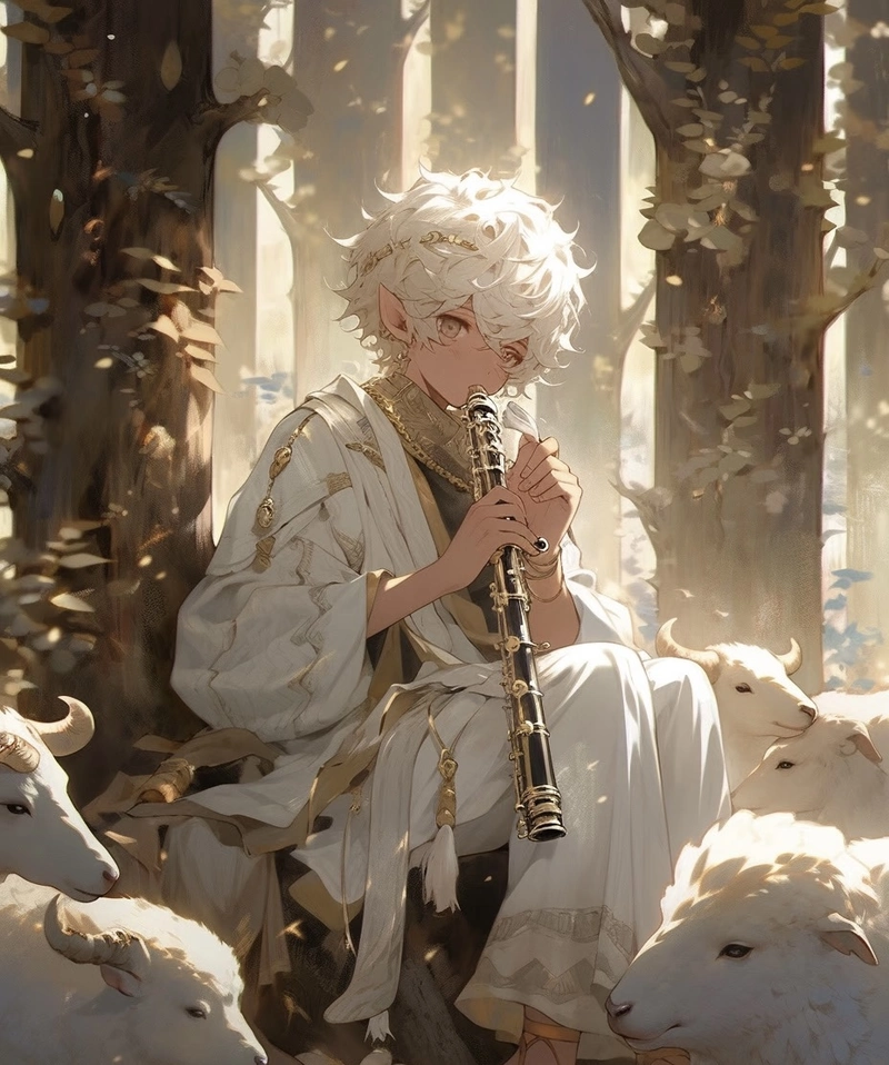 Hình ảnh cung bạch dương anime sắc màu huyền ảo