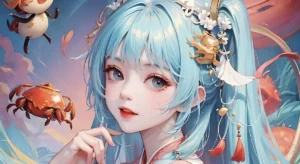 Hình ảnh cung cự giải nữ anime thumbnail