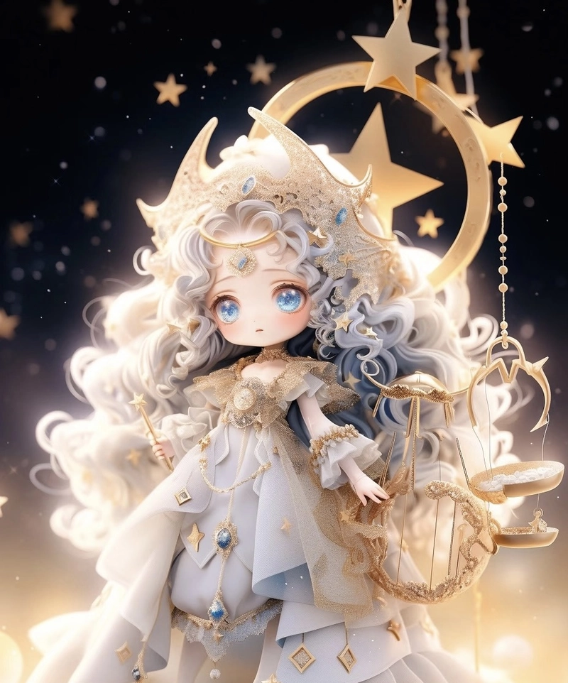Hình ảnh cung thiên bình nữ anime đẹp