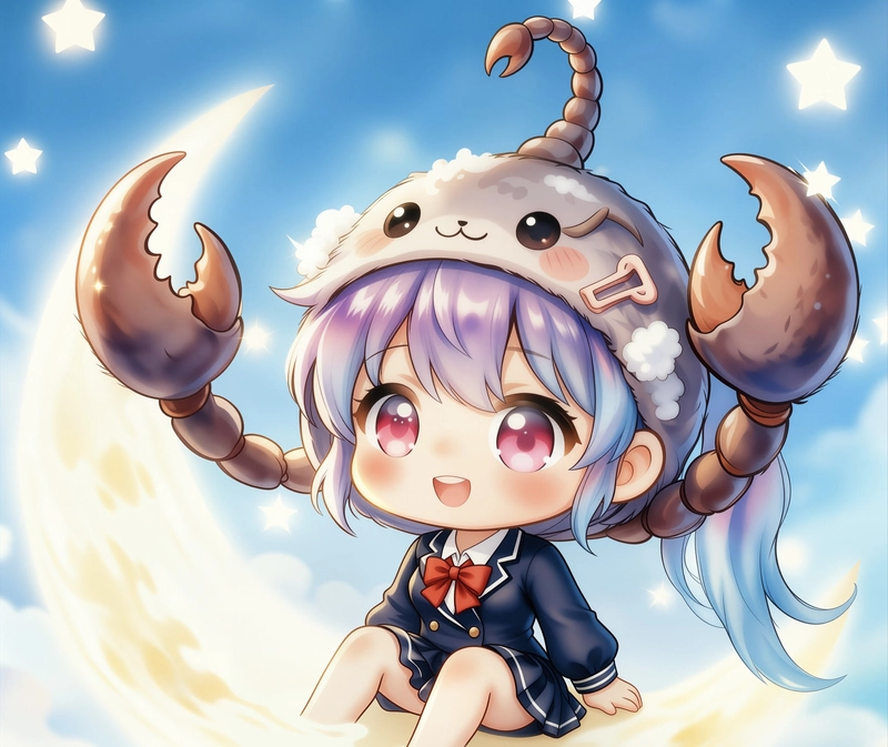 Hình anime cuốn hút hình ảnh cung bọ cạp nữ anime
