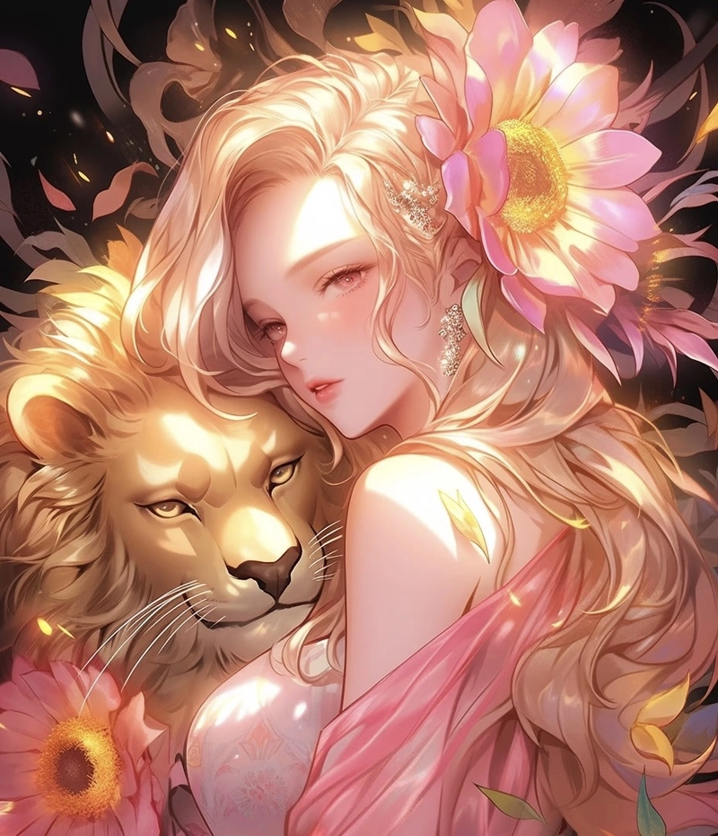Hình hình ảnh cung sư tử nữ anime nổi loạn