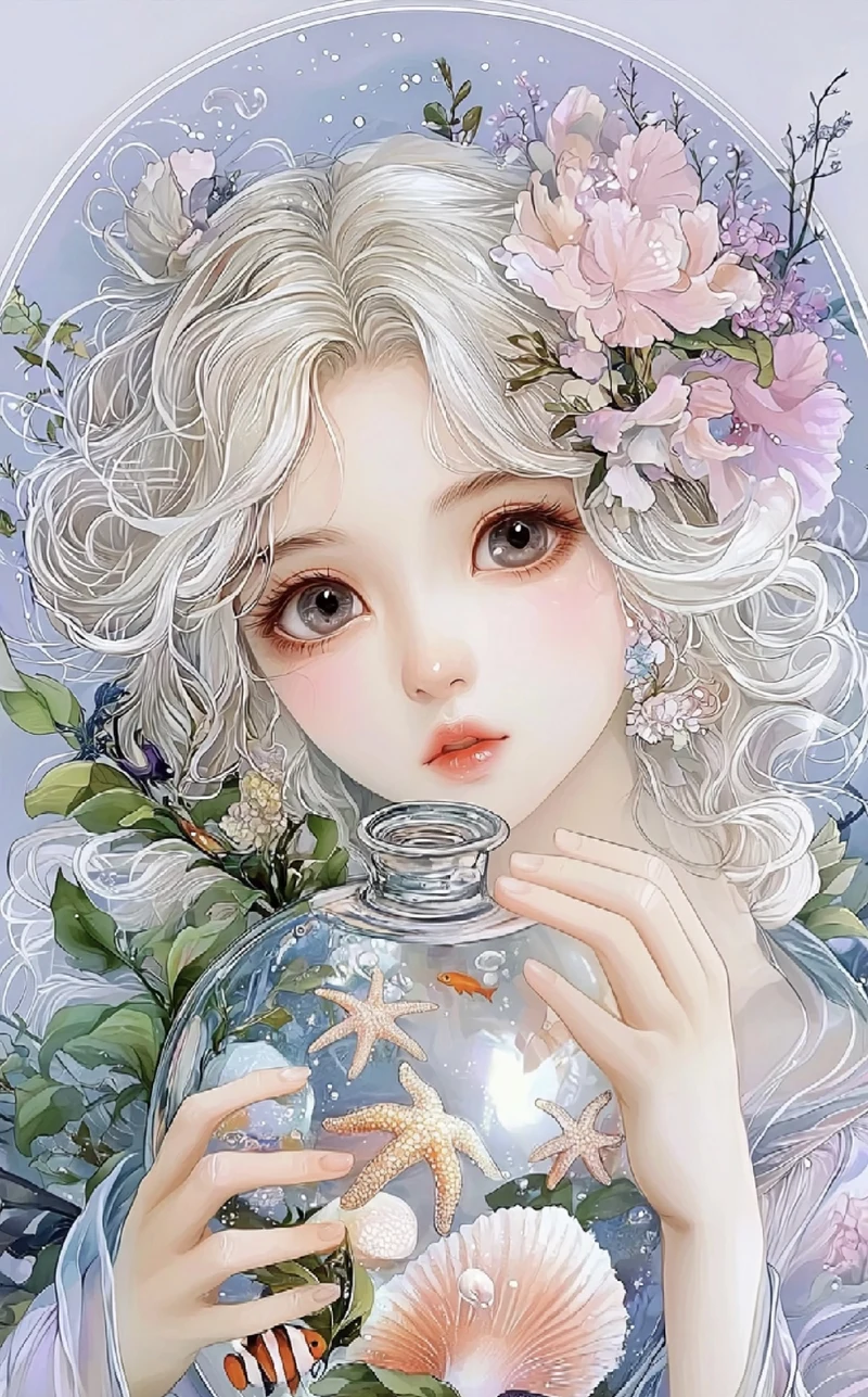 Hình nhân vật nữ hình ảnh cung bảo bình nữ anime