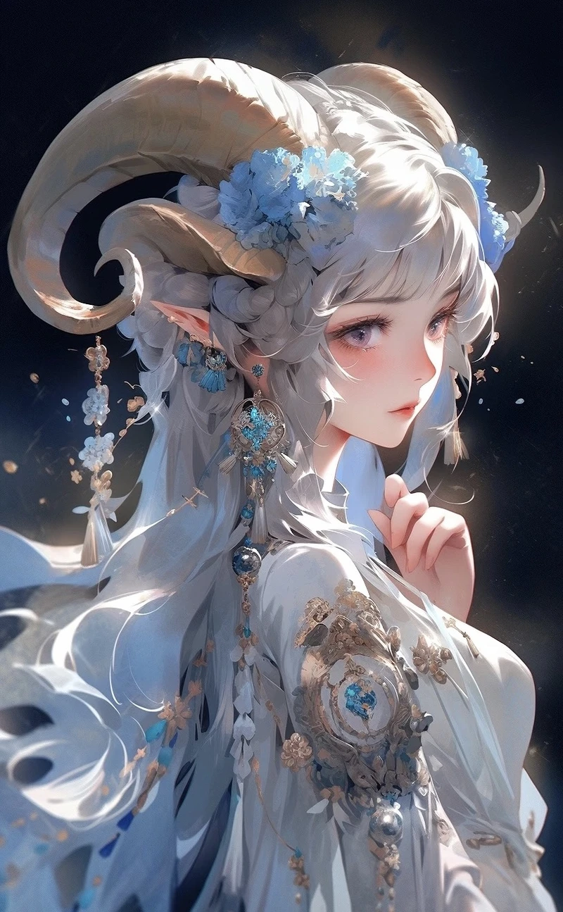 Hình xinh về cung bạch dương anime đẹp