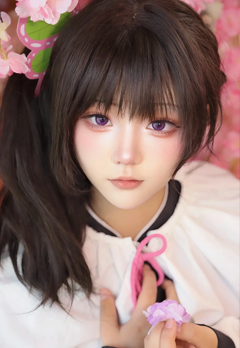 Kanao anime cosplay với tạo hình quen thuộc sắc nét