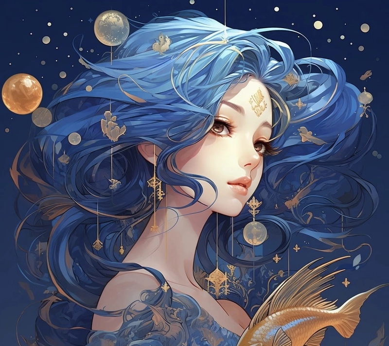 Nghệ thuật cô gái biển cung song ngư