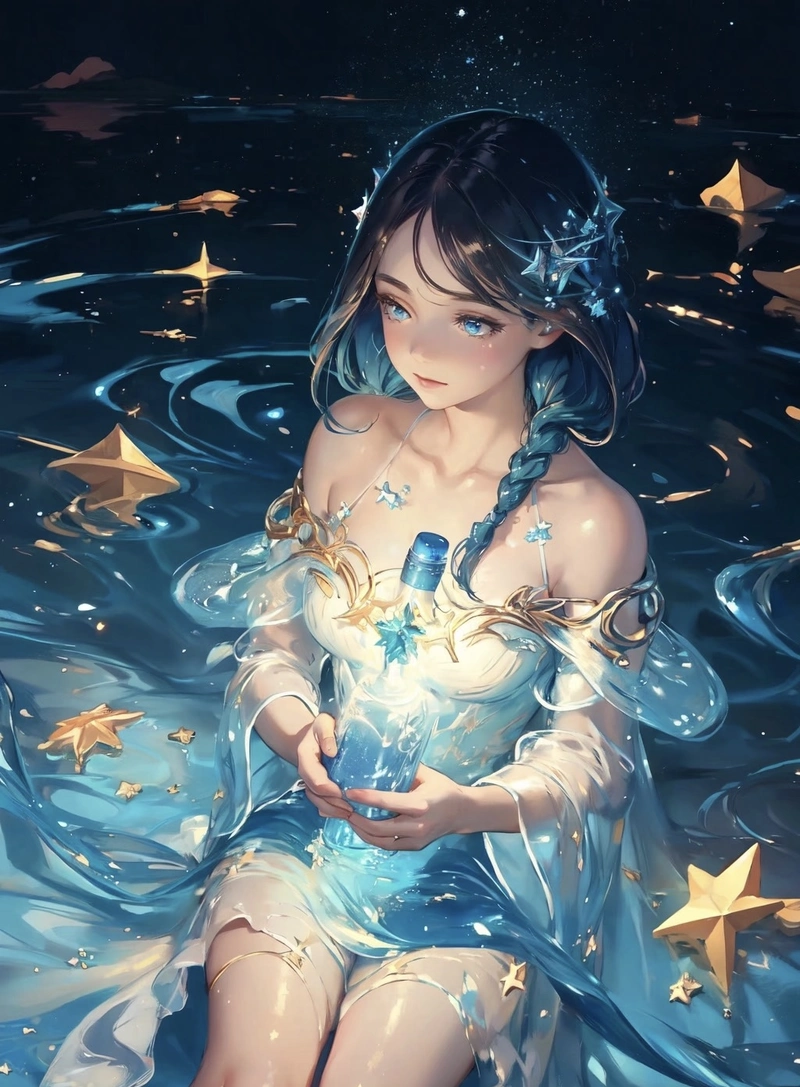 Nhân vật tóc dài cung song ngư dịu