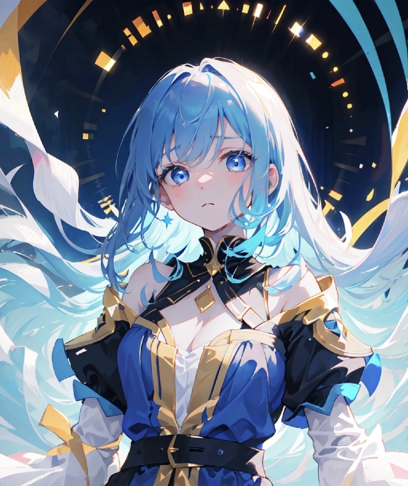 Nữ anime độc lập phong cách bảo bình
