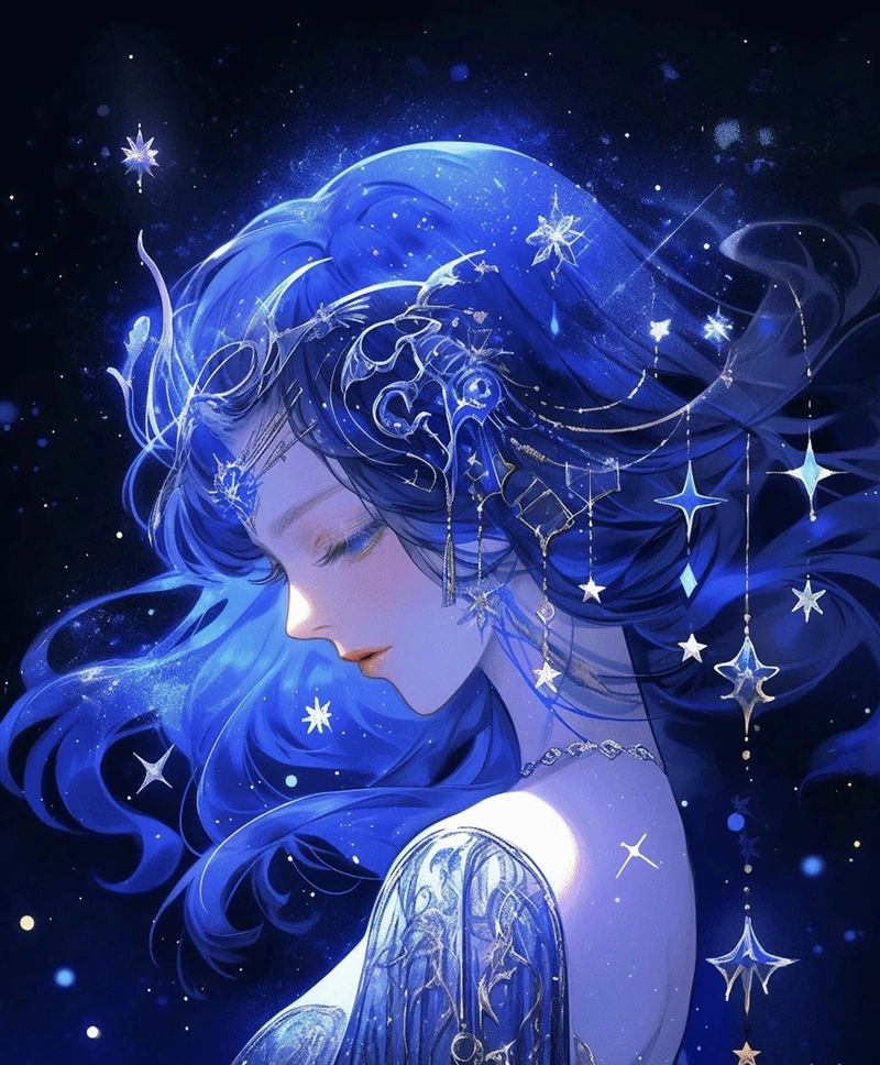 Nữ anime tinh tế phong cách hoàng đạo xử nữ