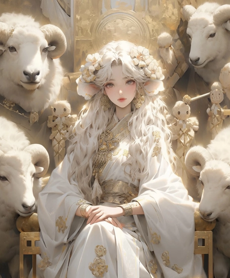 Phong cách đẹp của hình ảnh cung bạch dương anime