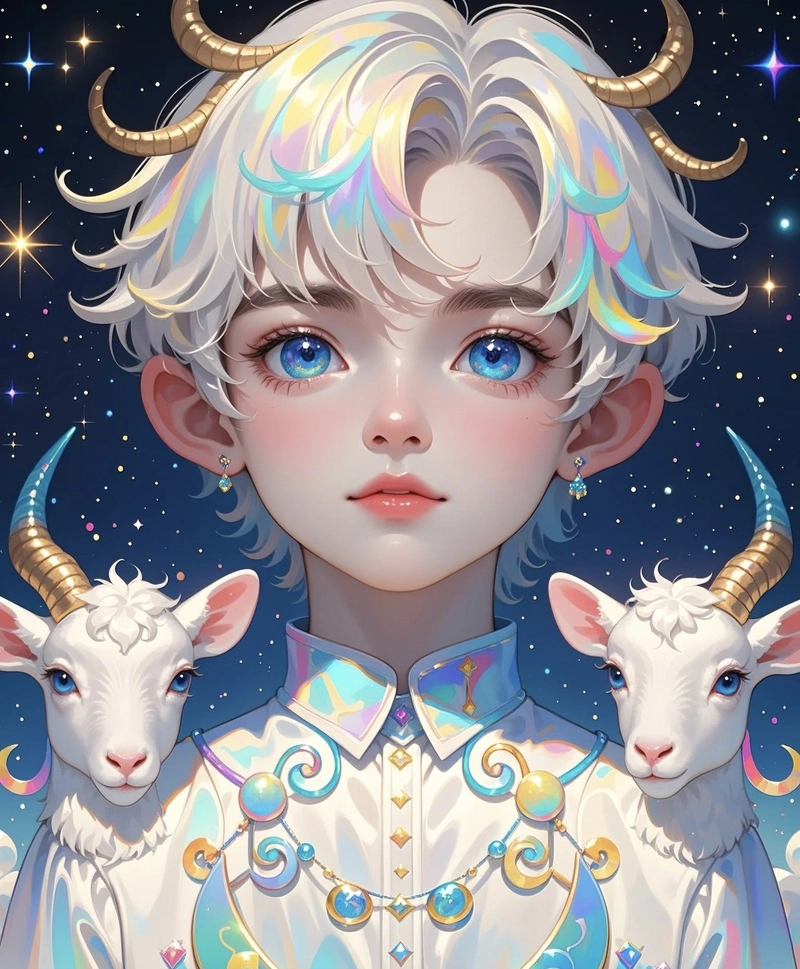 Phong cách đẹp hình ảnh cung bạch dương anime