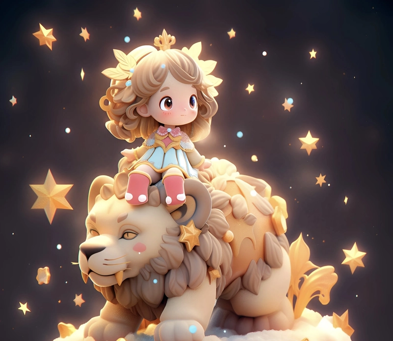 Phong cách hình ảnh cung sư tử nữ anime