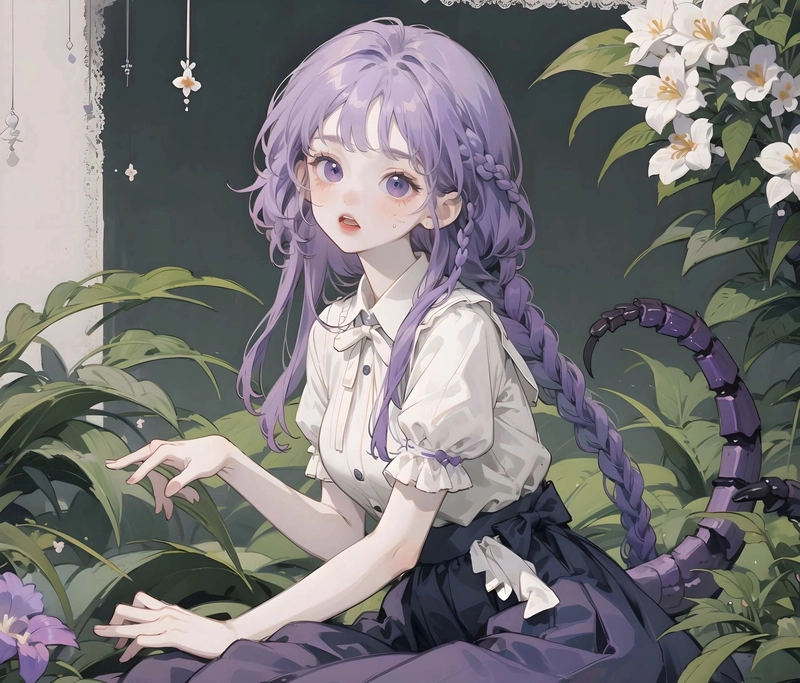 Thiếu nữ lạnh lùng phong cách bọ cạp anime