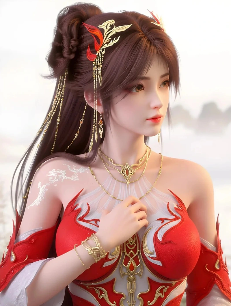 Trang phục cổ phong làm nổi bật vẻ đẹp của Hỏa Linh Nhi