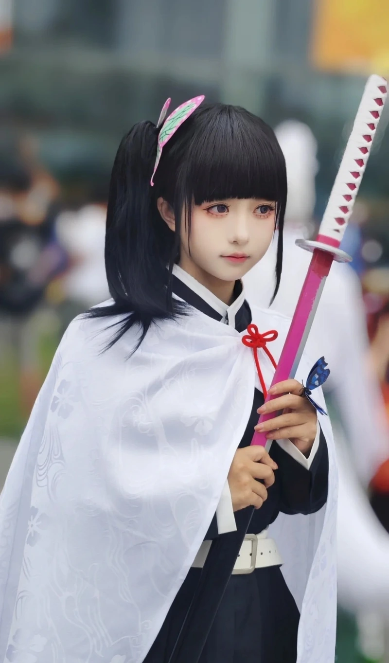 Trang phục kiếm sĩ Nhật Bản của Cosplay Kanao