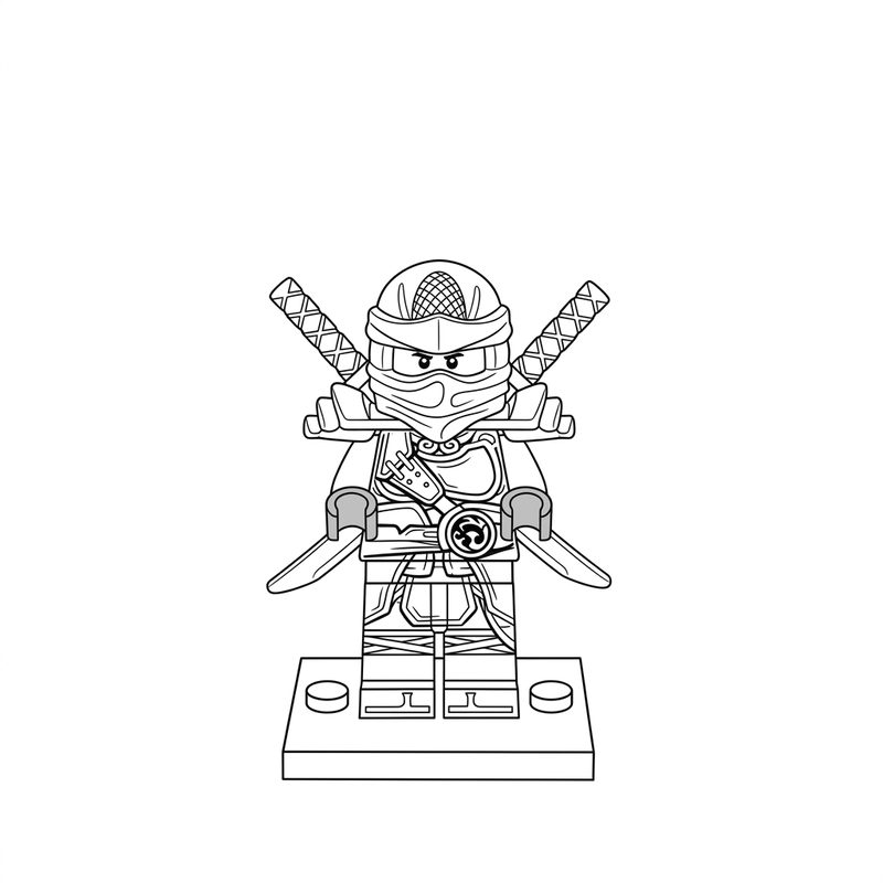 Gallery - 148+ tranh tô màu Ninjago cực đẹp giúp bé phát triển sáng tạo - image 4