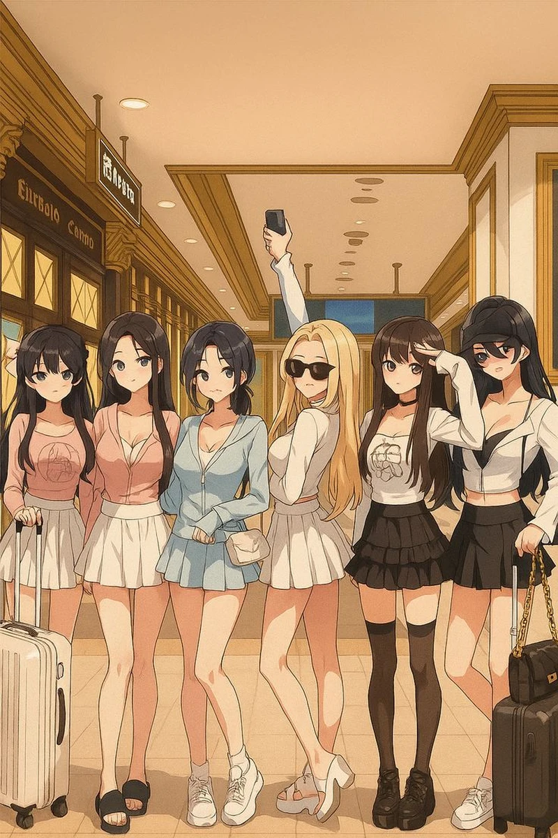 anime nhóm bạn thân với những khoảnh khắc đáng yêu