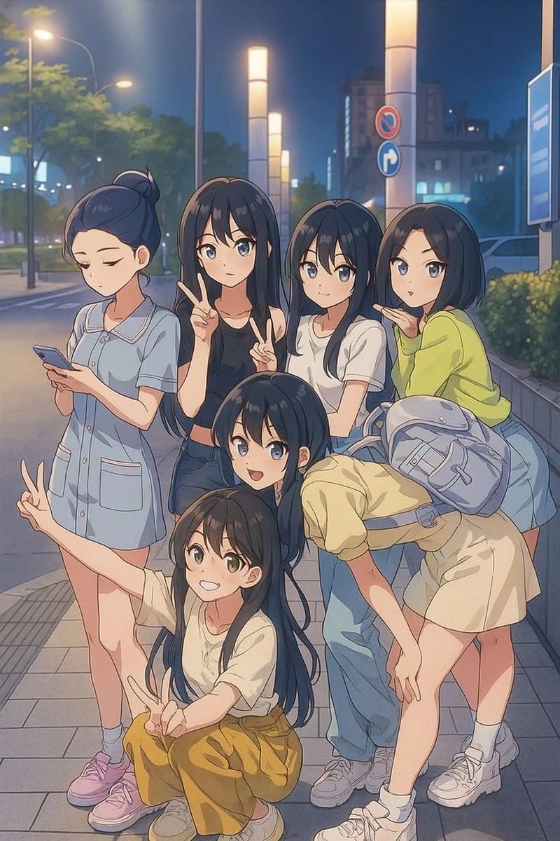 hình ảnh nhóm anime đẹp dành cho người yêu anime