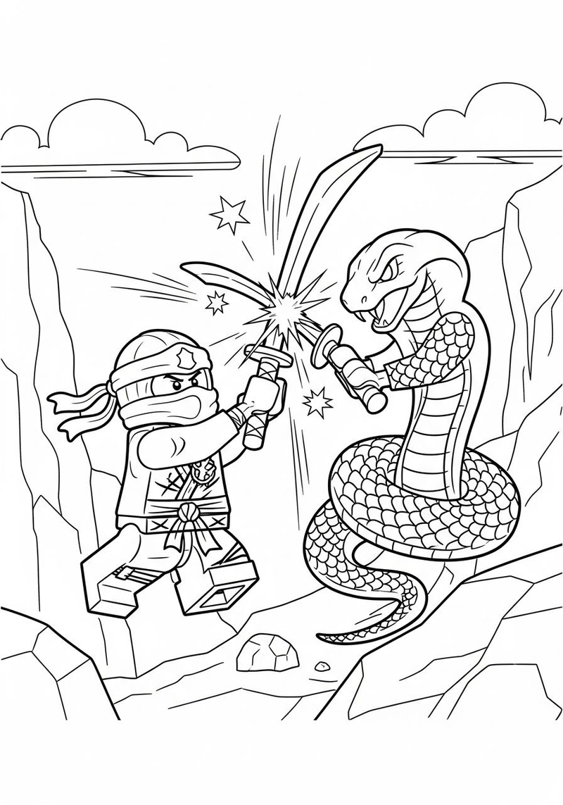 Gallery - 148+ tranh tô màu Ninjago cực đẹp giúp bé phát triển sáng tạo - image 8