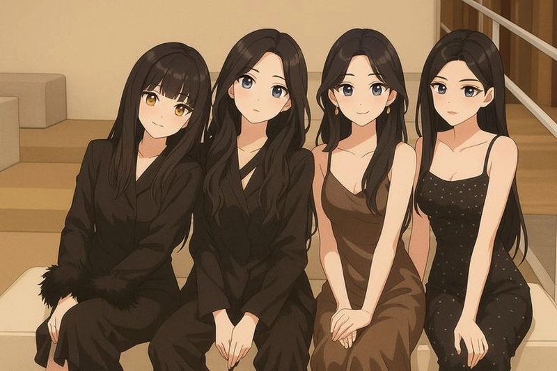 hình nhóm anime cực ngầu trong thế giới giả tưởng