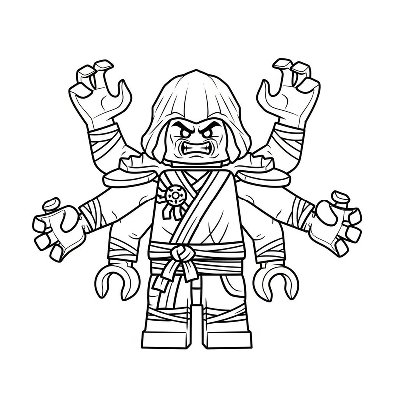 Gallery - 148+ tranh tô màu Ninjago cực đẹp giúp bé phát triển sáng tạo - image 25