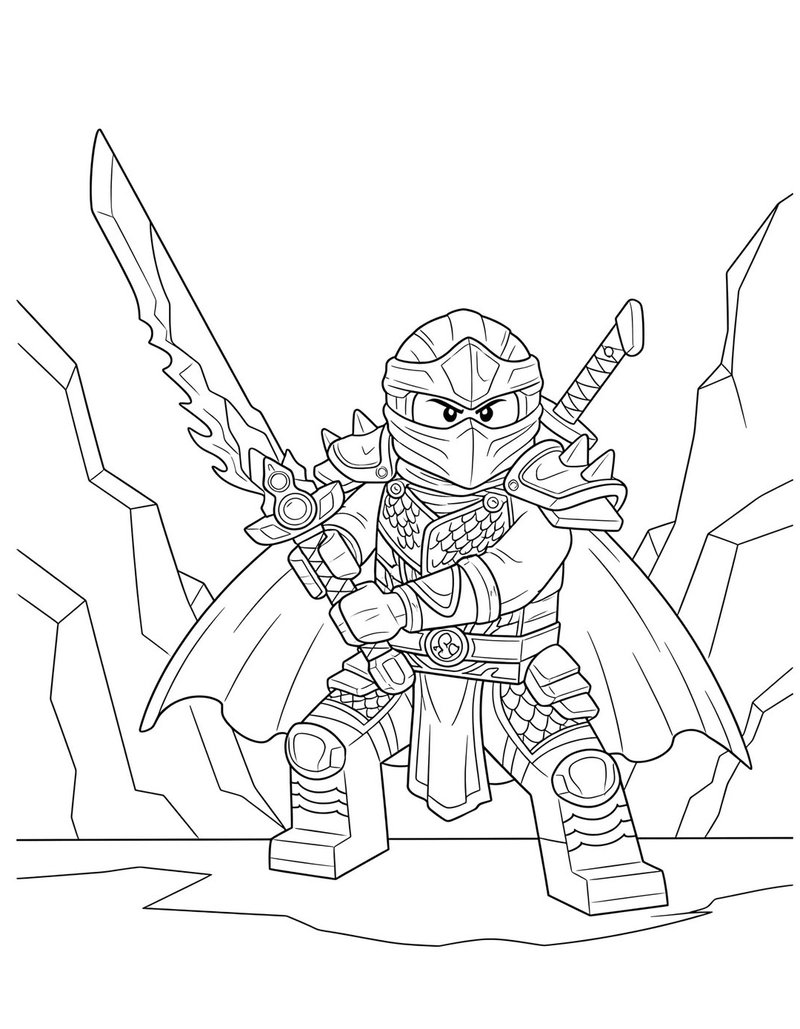 Gallery - 148+ tranh tô màu Ninjago cực đẹp giúp bé phát triển sáng tạo - image 26