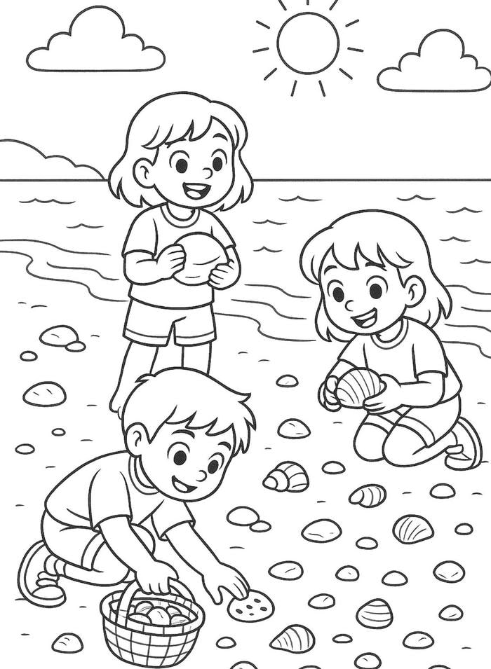 tranh tô màu biển nghệ thuật