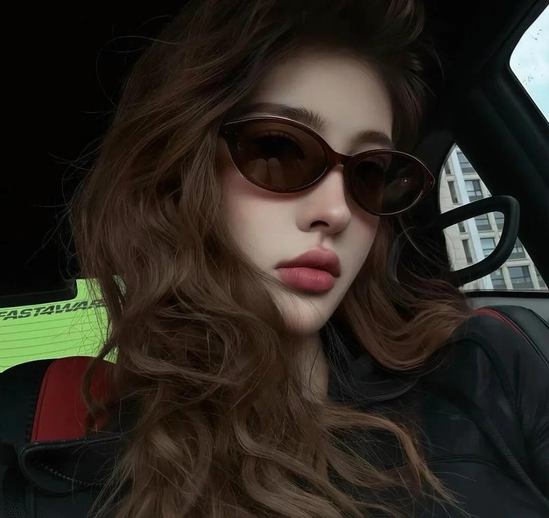 Hình ảnh bad girl ánh nhìn sắc lạnh cá tính mạnh