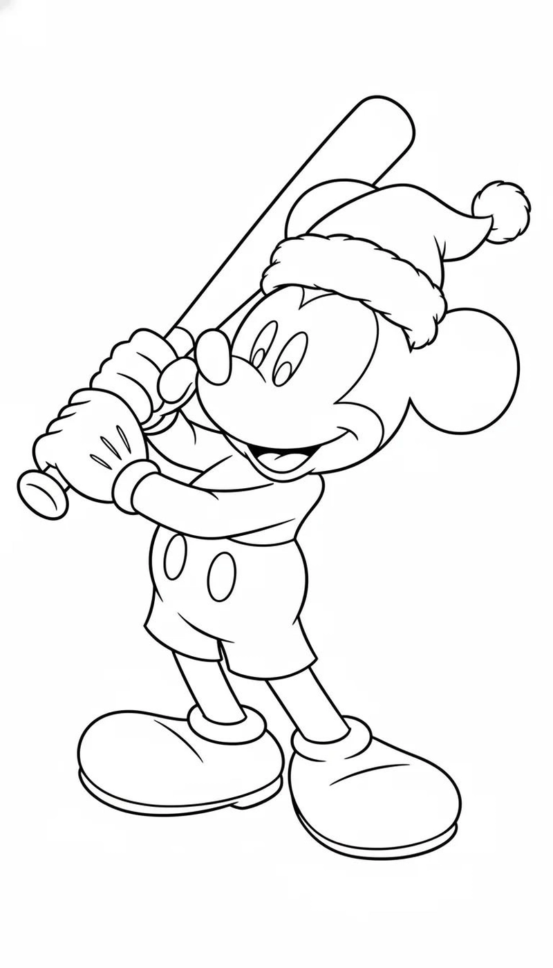Gallery - 157+ tranh tô màu chuột Mickey đẹp mắt kích thích tư duy bé - image 3
