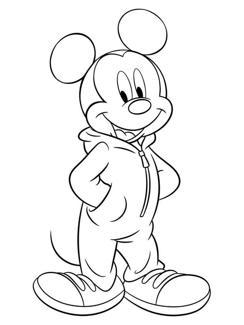 Gallery - 157+ tranh tô màu chuột Mickey đẹp mắt kích thích tư duy bé - image 9