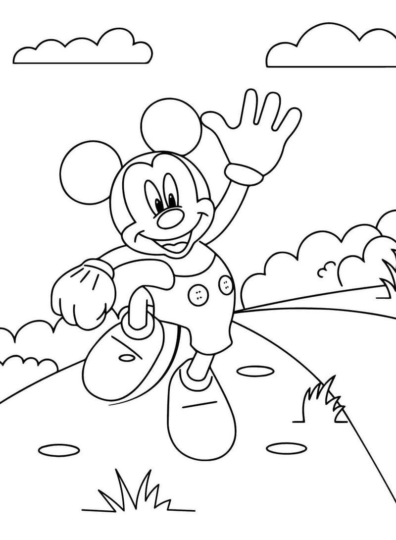 Gallery - 157+ tranh tô màu chuột Mickey đẹp mắt kích thích tư duy bé - image 11