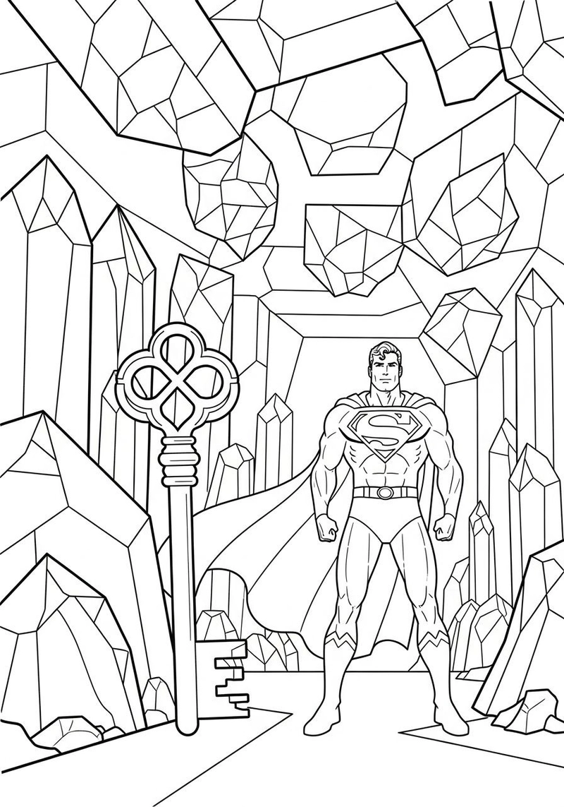 Gallery - 251+ tranh tô màu Superman đẹp mắt giúp bé thỏa sức sáng tạo - image 2