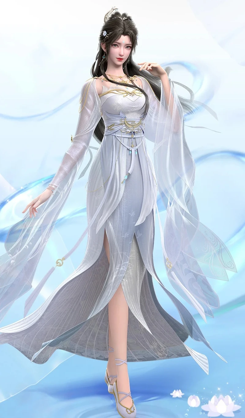 bộ ảnh Thanh Y anime đẹp và đầy cảm xúc