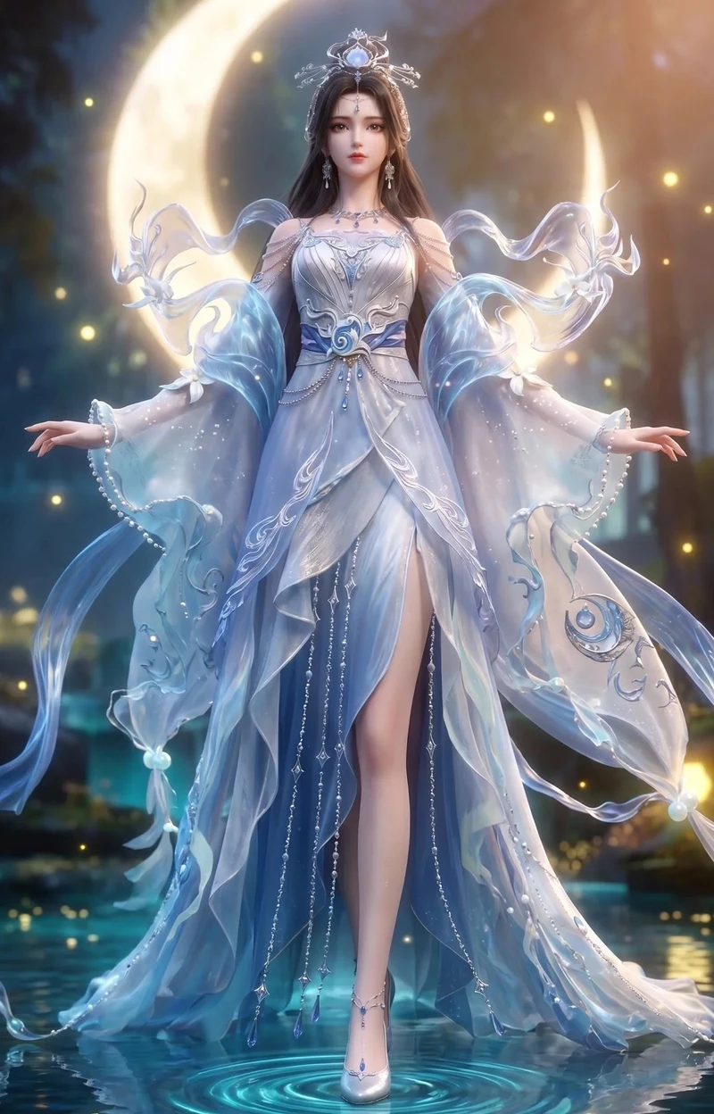 hình ảnh Thanh Y phong cách anime cực đẹp