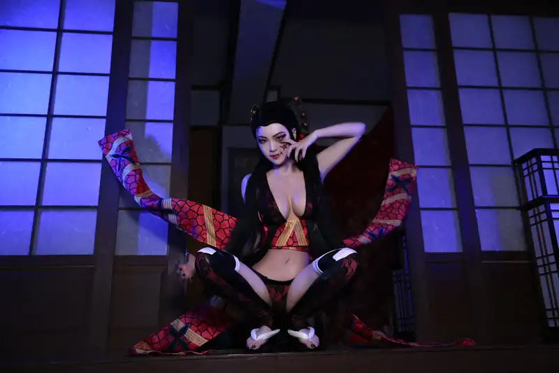 hình ảnh cosplay daki đẹp với thần thái nổi bật
