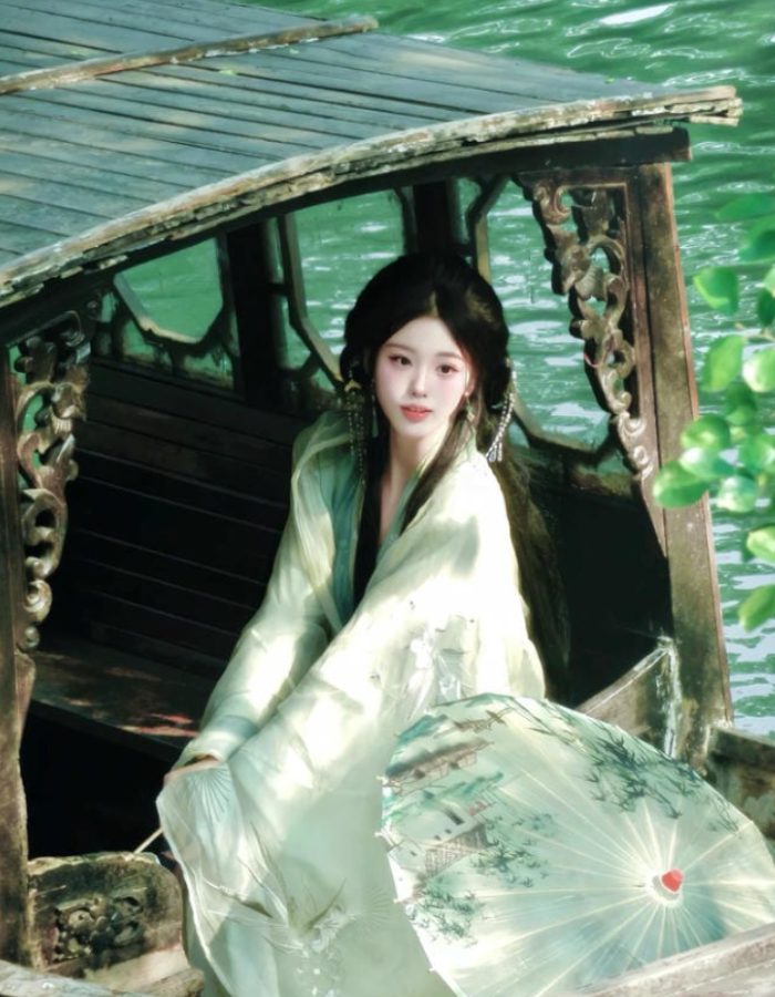 hình ảnh gái xinh cổ trang nét độc đáo