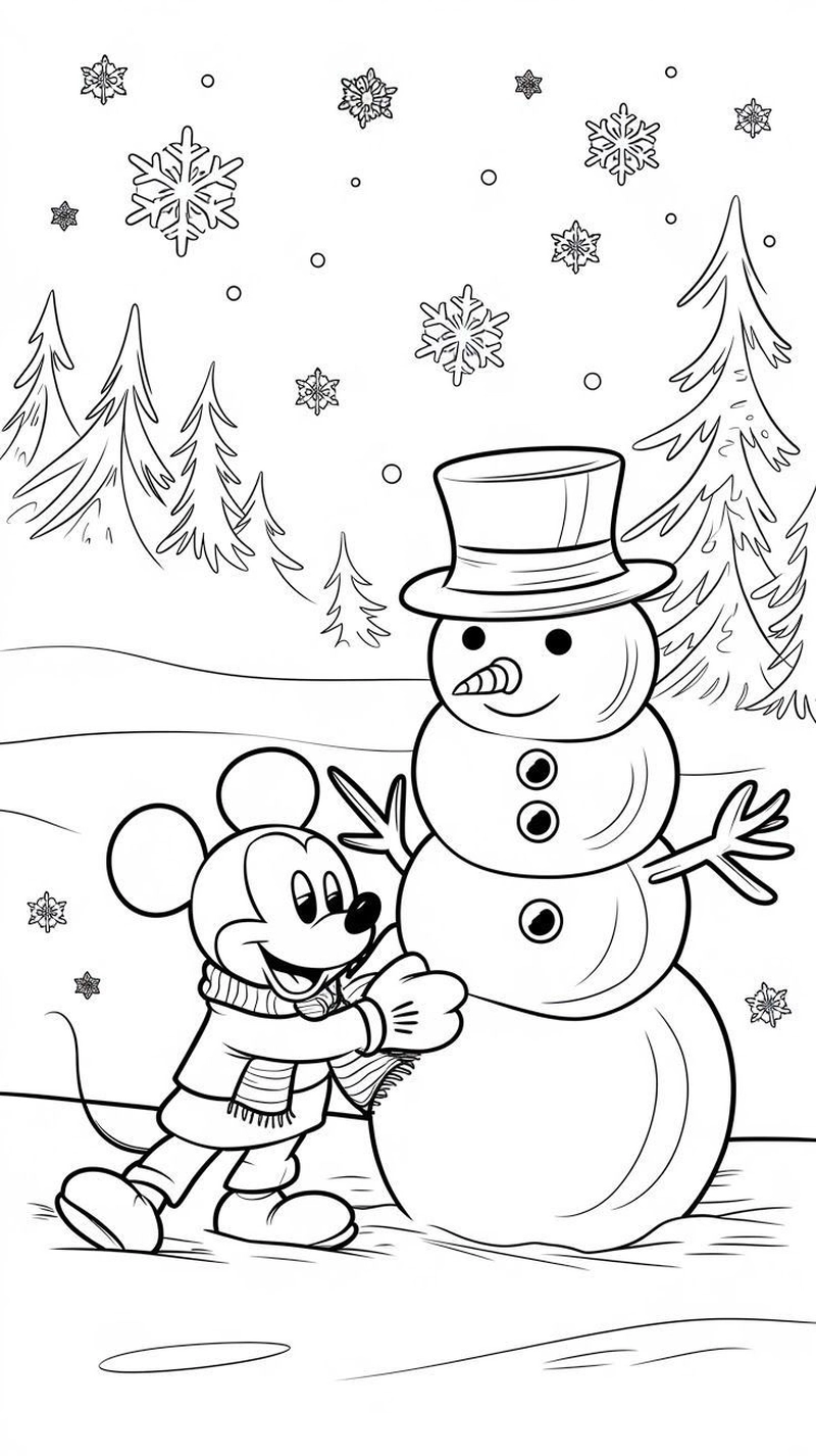 Gallery - 157+ tranh tô màu chuột Mickey đẹp mắt kích thích tư duy bé - image 13