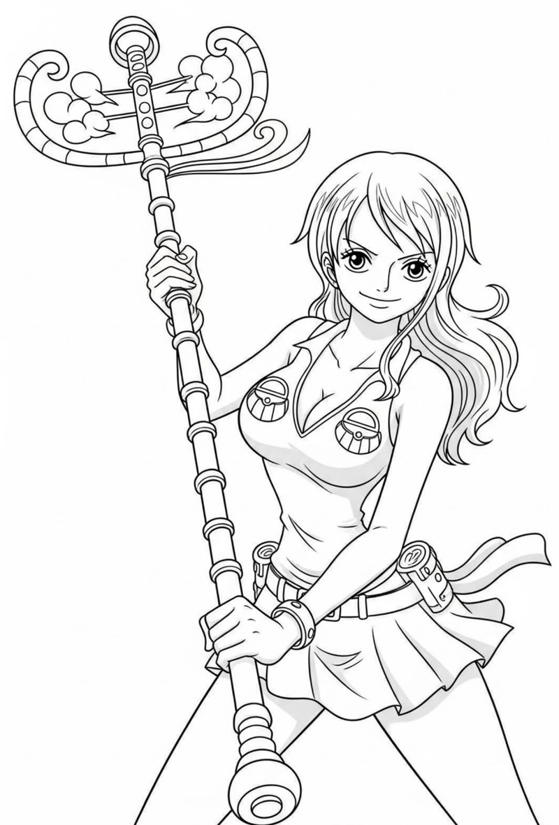 Gallery - 256+ tranh tô màu One Piece cực đẹp cùng dàn hải tặc Mũ Rơm - image 8